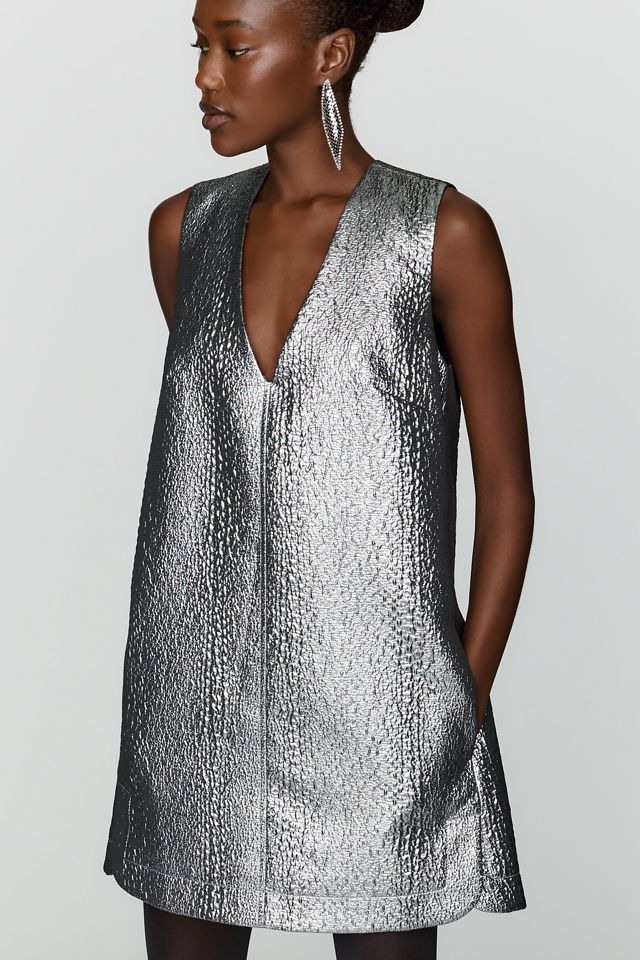 SIMONMILLER Fountain Metallic Mini Dress #1
