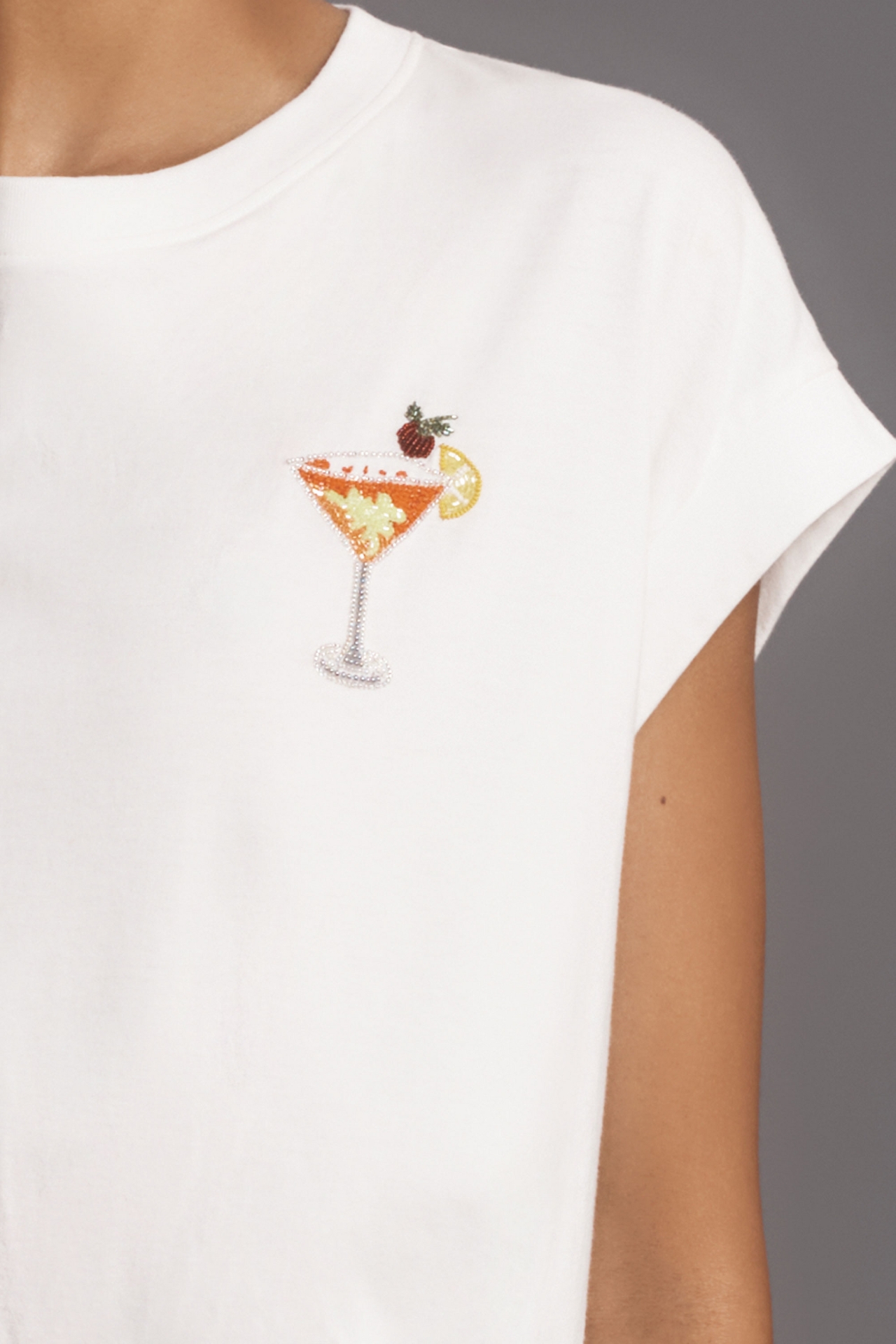 Essentiel Antwerp Martini Embroidered Tee