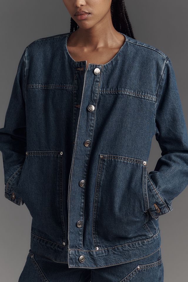 ALIGNE Bahareh Utility Denim Jacket #1