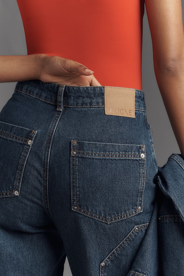 ALIGNE Frazer Slim Barrel Jeans | Anthropologie