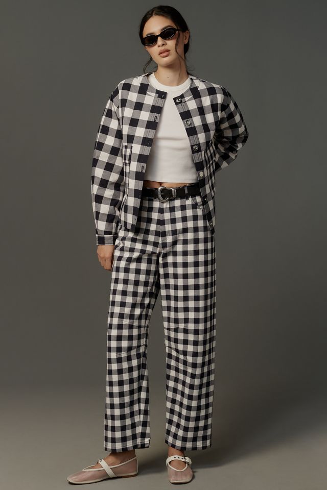 ALIGNE Nathan Check Quilted Jacket #1