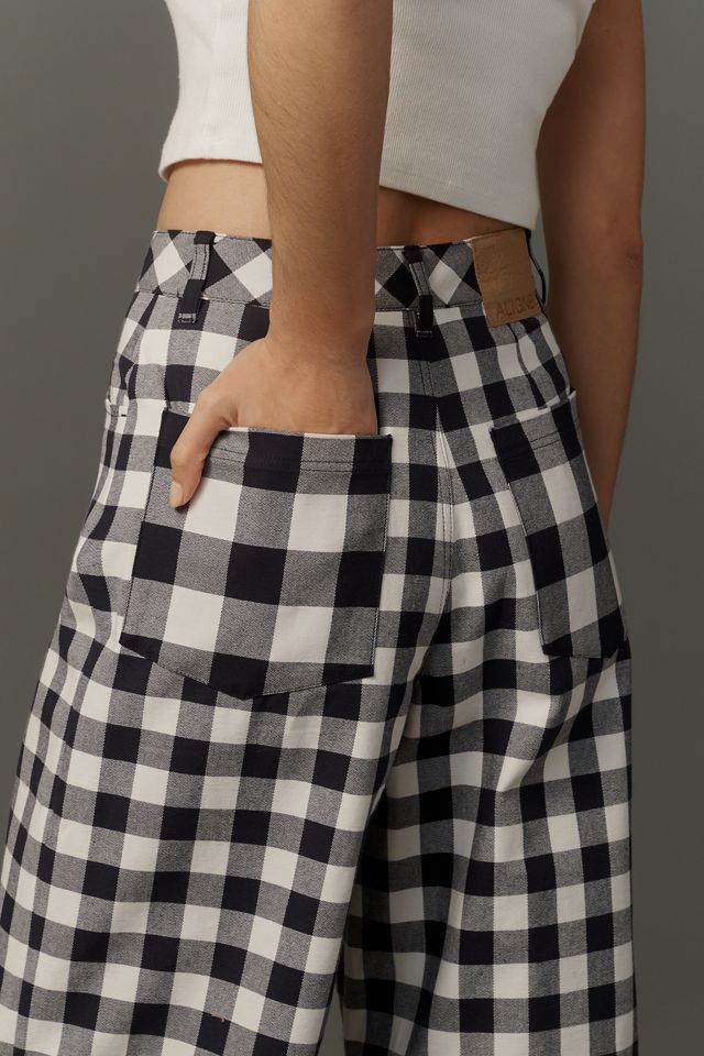 ALIGNE Ned Check Barrel Trousers #3