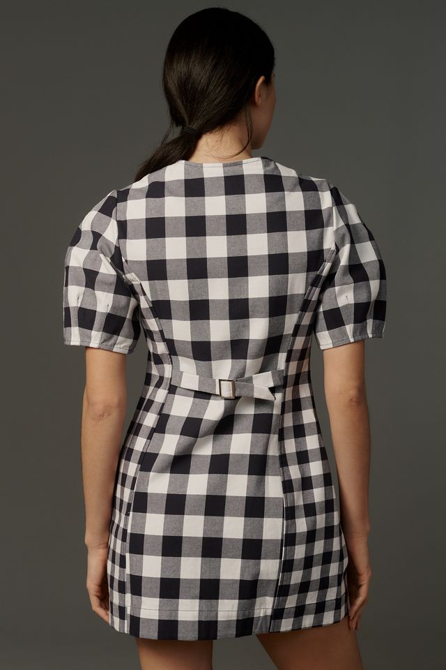 ALIGNE Aurelia Waisted Check Mini Dress #1