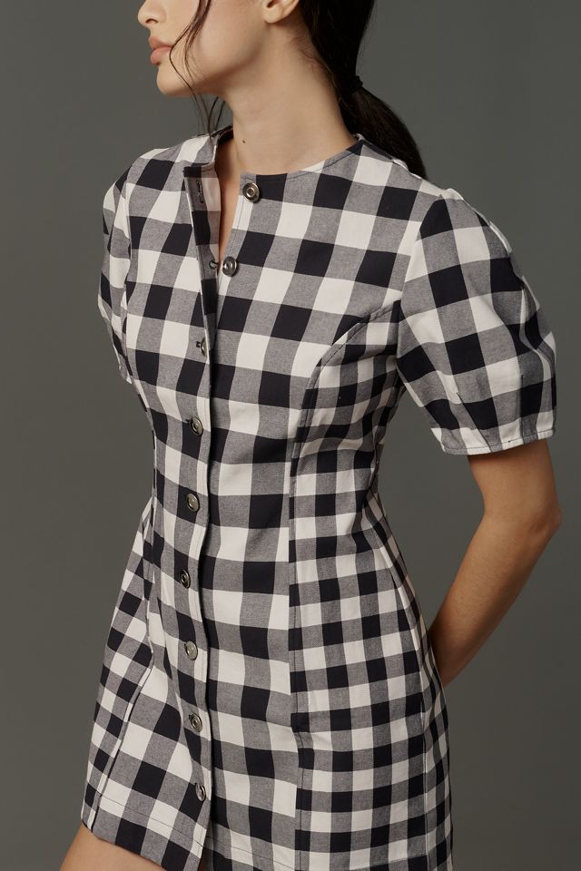 ALIGNE Aurelia Waisted Check Mini Dress #2