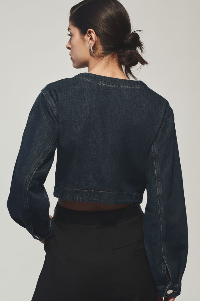 ALIGNE Angelina Crop Denim Jacket #3