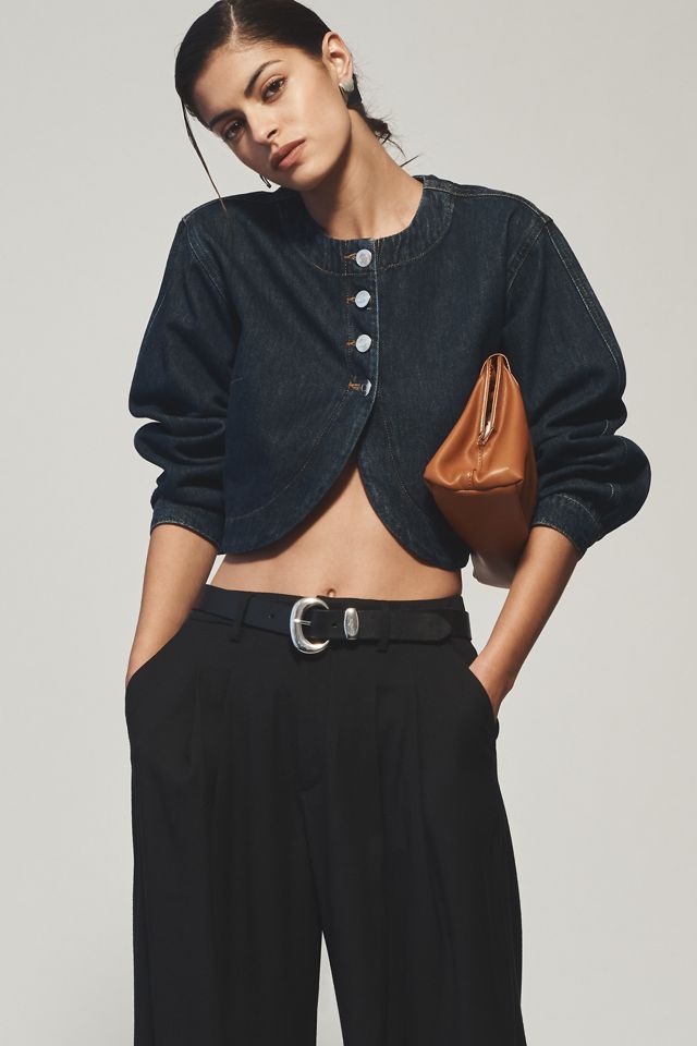 ALIGNE Angelina Crop Denim Jacket #2