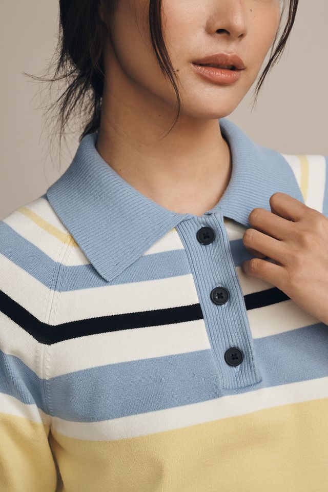 ALIGNE Emmet Short-Sleeve Knit Polo Top #3