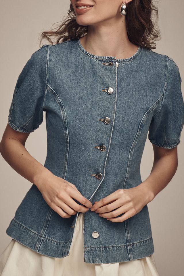 ALIGNE Anais Denim Waisted Shirt #5