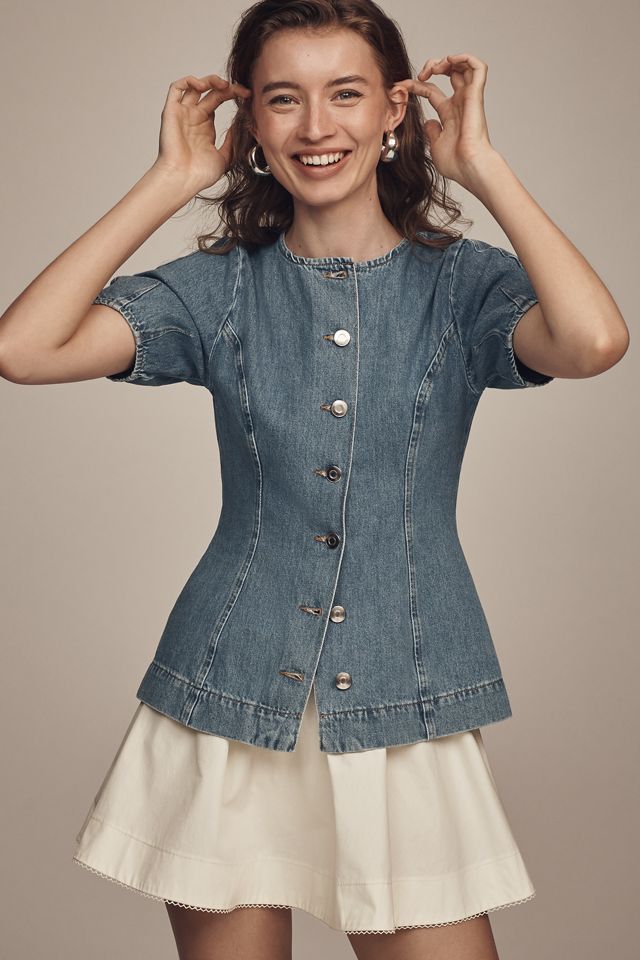 ALIGNE Anais Denim Waisted Shirt #2