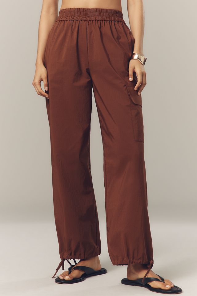 ALIGNE Carter Mid-Rise Tie-Detail Cargo Pants #1