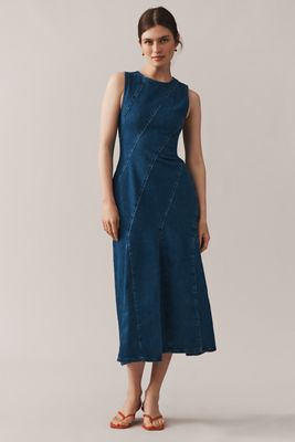 ALIGNE Penelope Linen Blend Sleeveless Peplum Blouse