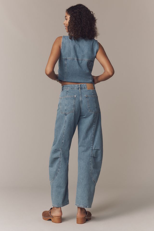 ALIGNE Courage Mid-Rise Barrel-Leg Jeans #2