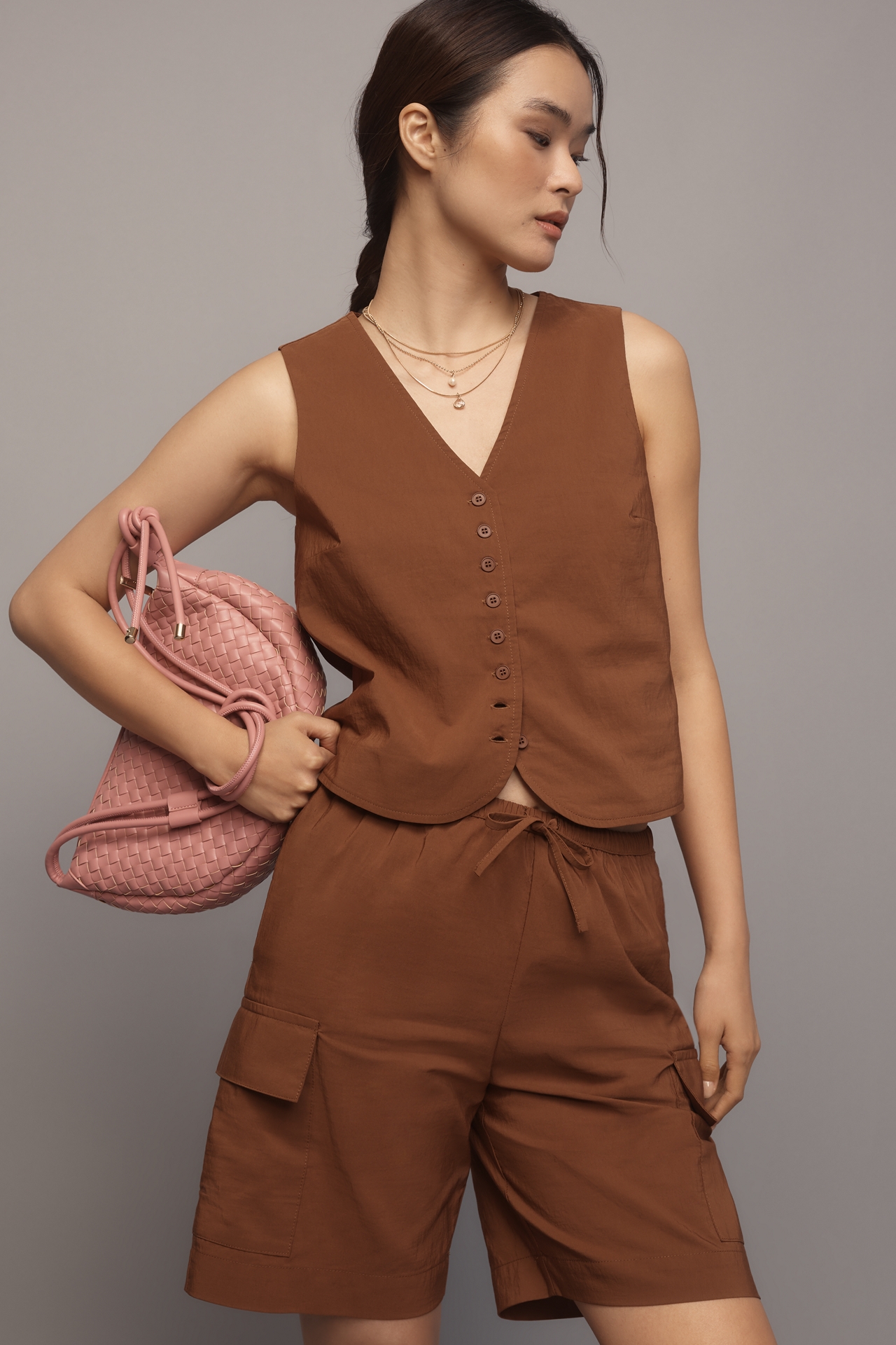 ALIGNE Kyra Utility Cargo Bermuda Shorts