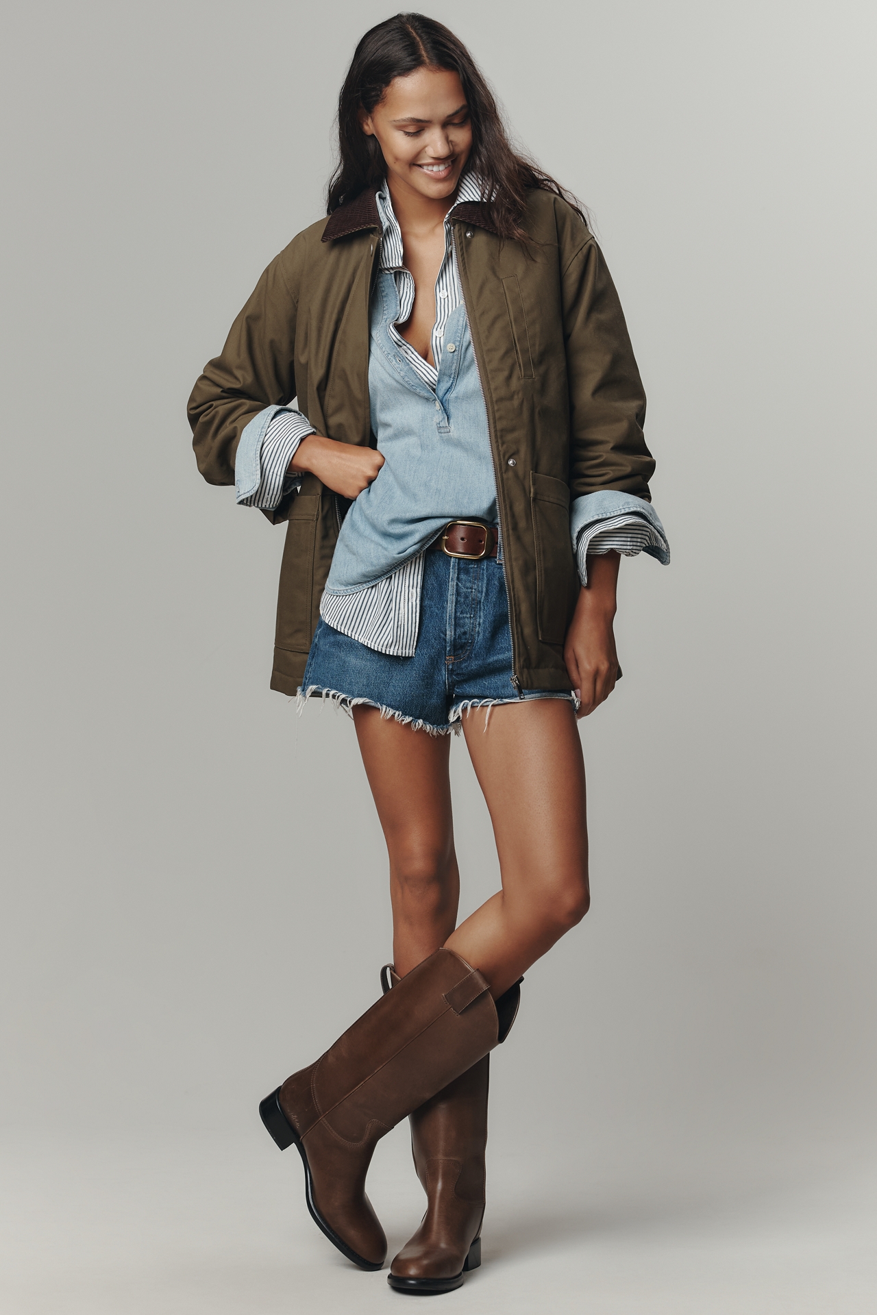 ALIGNE Oak Collared Coat