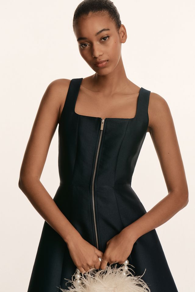 ALIGNE Paisley Sleeveless Satin Midi Dress #2