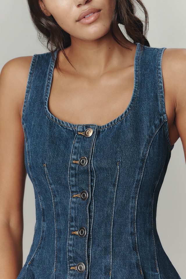 ALIGNE Valentina Denim Sleeveless Top #2