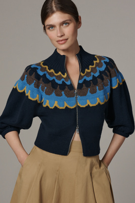 ALIGNE Nelly Knit Zip-Up Top product page