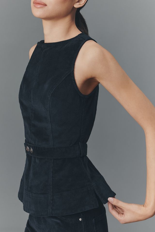 ALIGNE Trish Corduroy Belted Top #3
