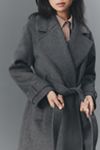 ALIGNE George Wool Blend Wrap Coat