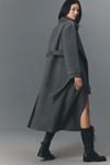 ALIGNE George Wool Blend Wrap Coat