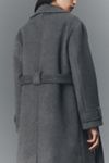 ALIGNE George Wool Blend Wrap Coat