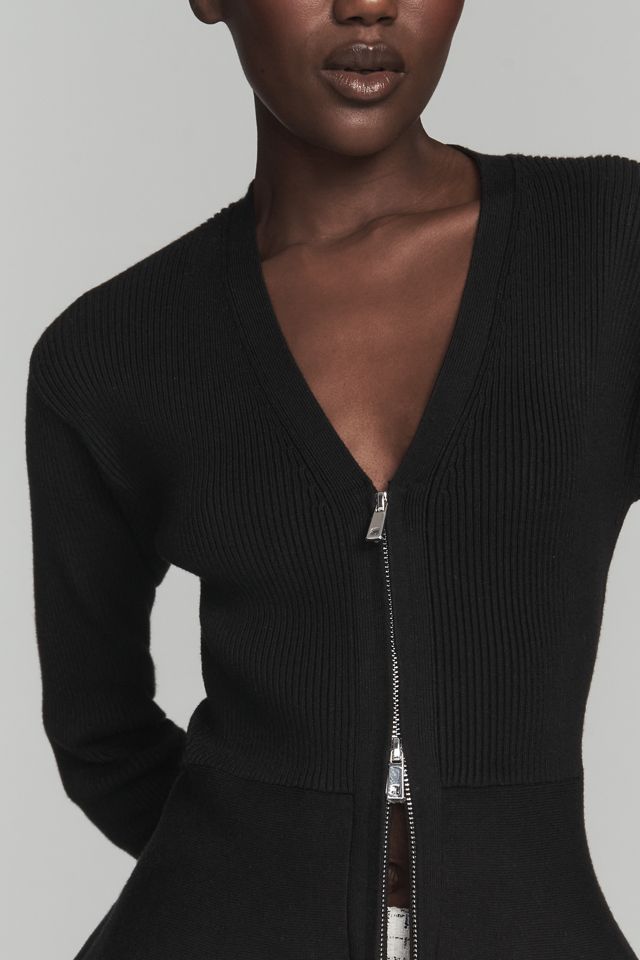 ALIGNE Faye Waisted Zip-Up Cardigan Sweater #1