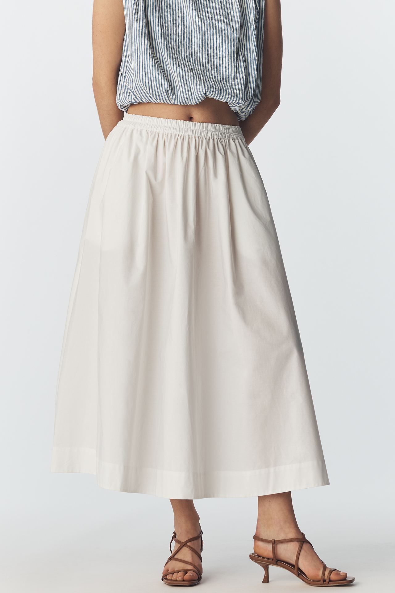 ALIGNE Natalie Poplin Maxi Skirt