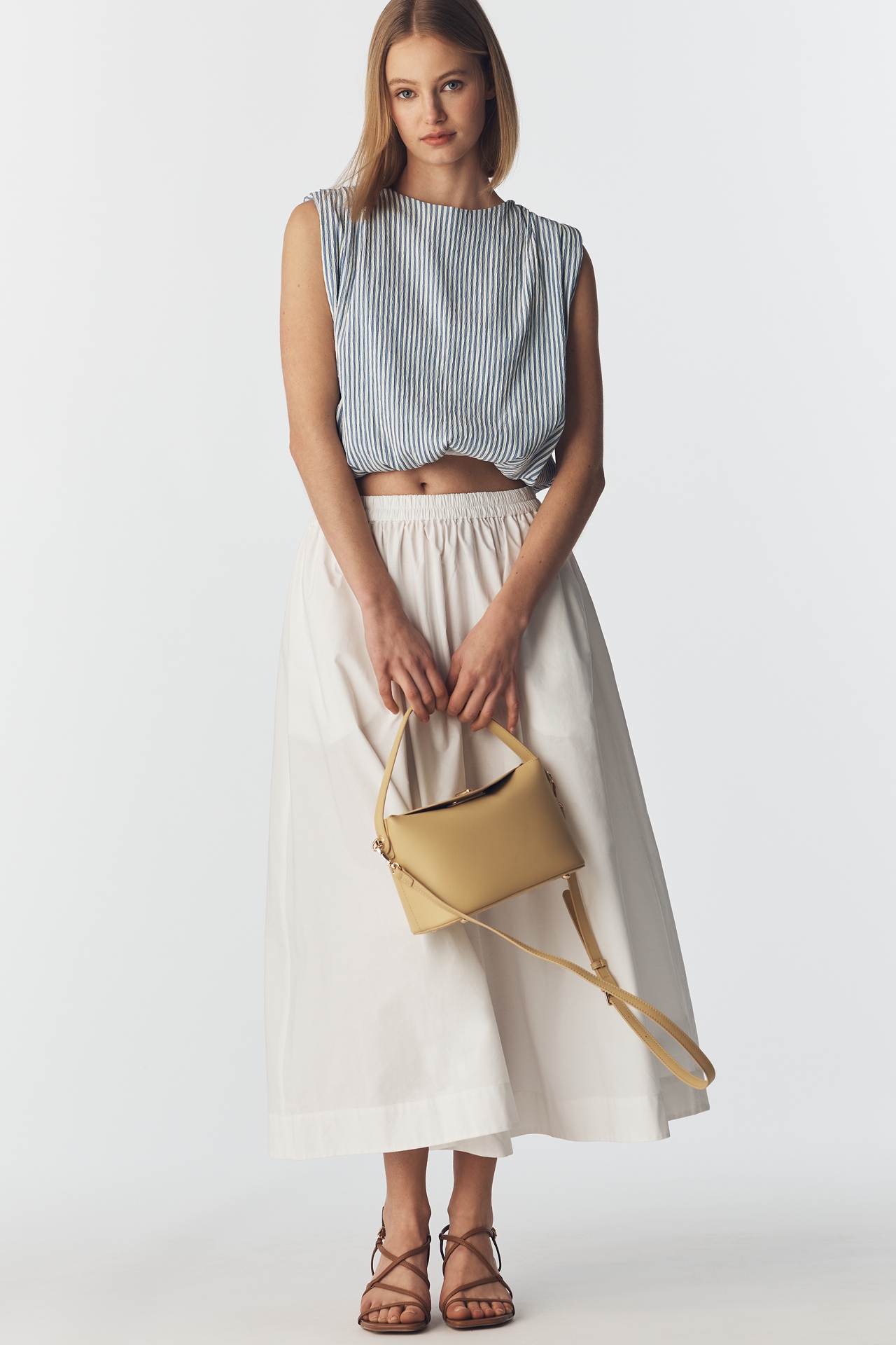 ALIGNE Natalie Poplin Maxi Skirt