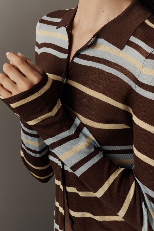 ALIGNE Sue Ellen Collared Button-Front Top #2