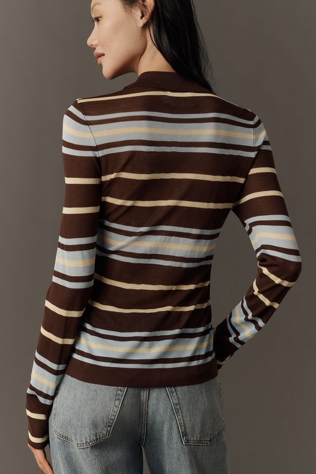 ALIGNE Sue Ellen Collared Button-Front Top #3