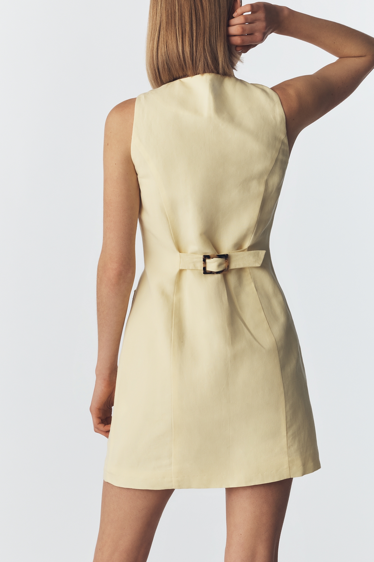 ALIGNE Leah Linen Sleeveless Mini Dress