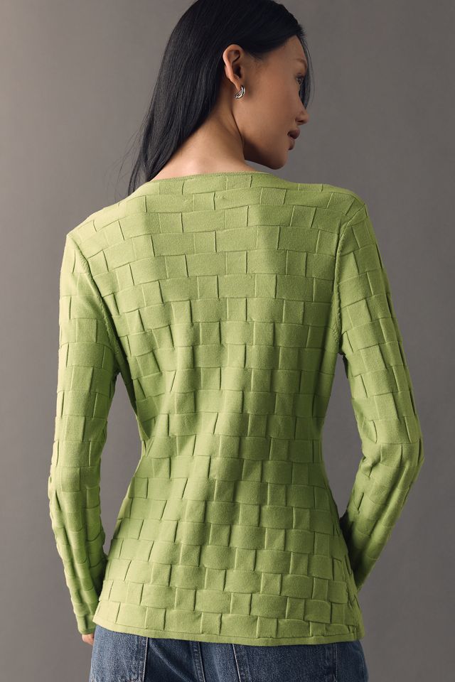 ALIGNE Olsen Woven Knit Top  #2