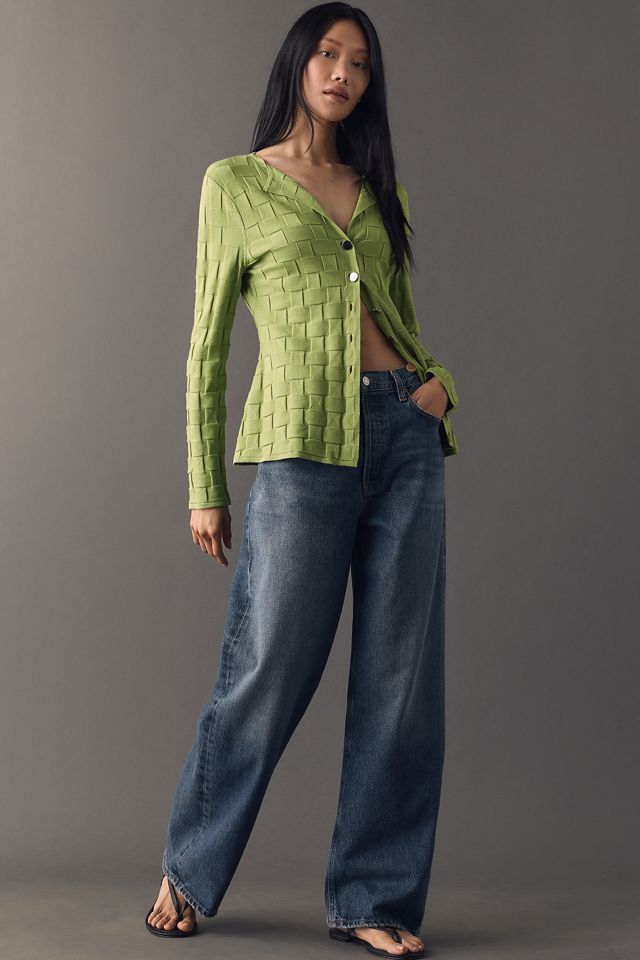 ALIGNE Olsen Woven Knit Top  #3