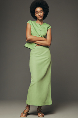Mia Linen Maxi Skirt