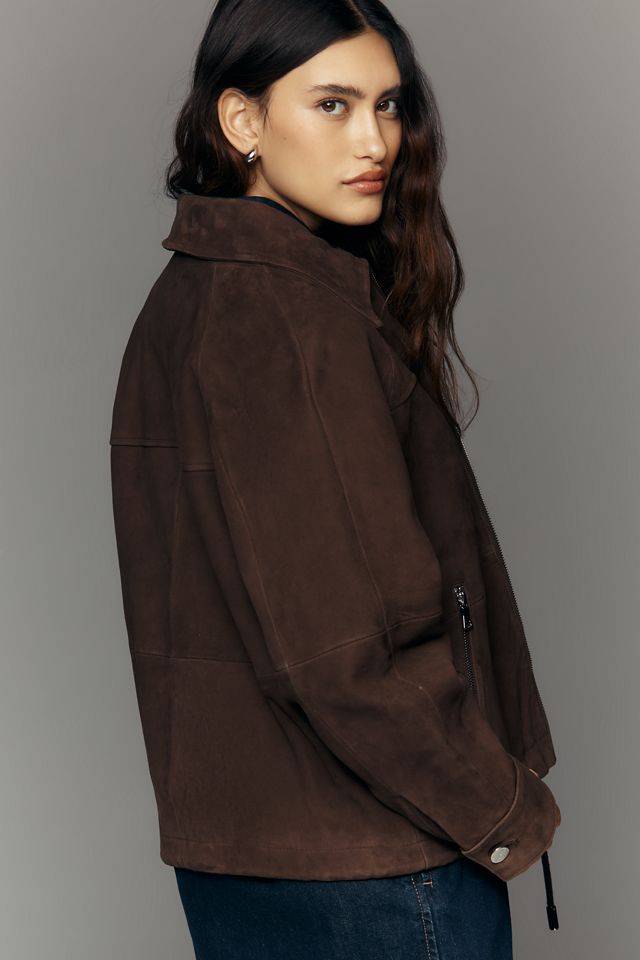 ALIGNE Alex Suede Bomber Jacket #2