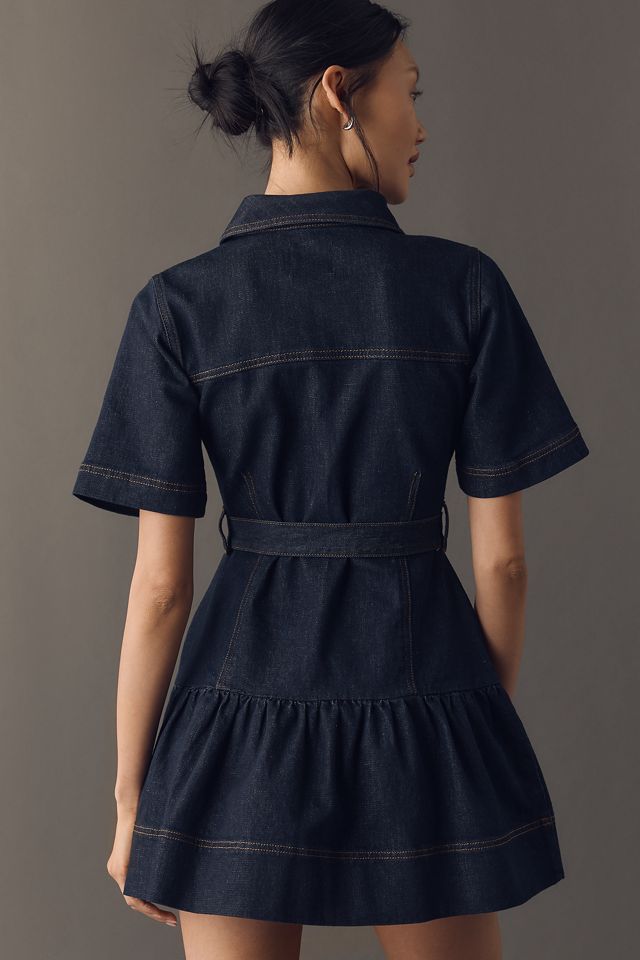 ALIGNE Minivestido de Mezclilla de Algodón Orgánico Amanda #1