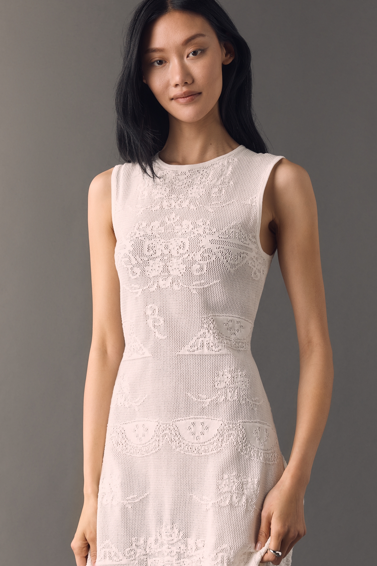 ALIGNE Ashley Crochet Knit Maxi Dress