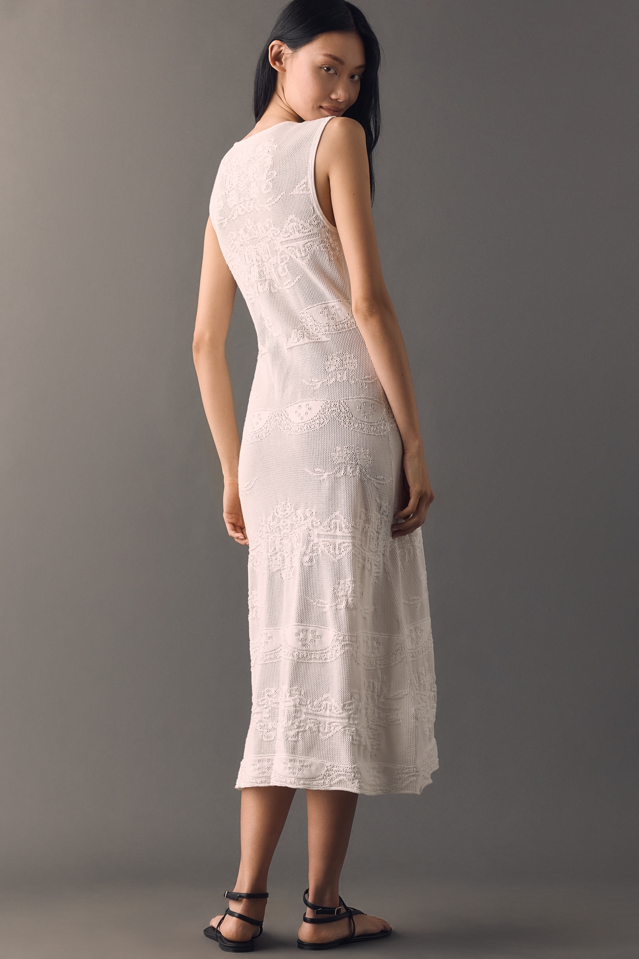 ALIGNE Ashley Crochet Knit Maxi Dress