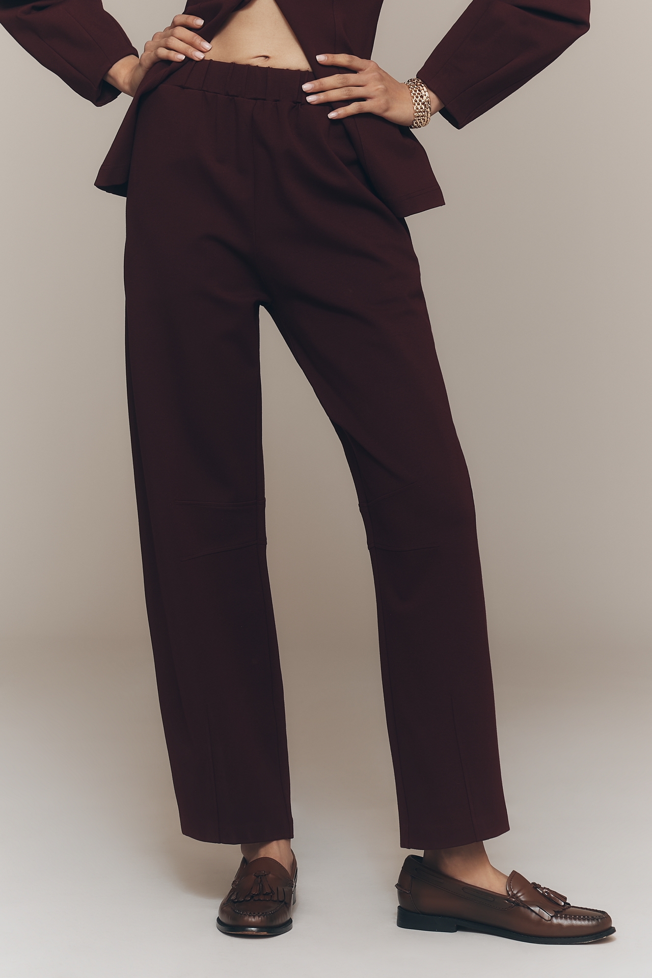 ALIGNE Ponte High-Rise Trousers