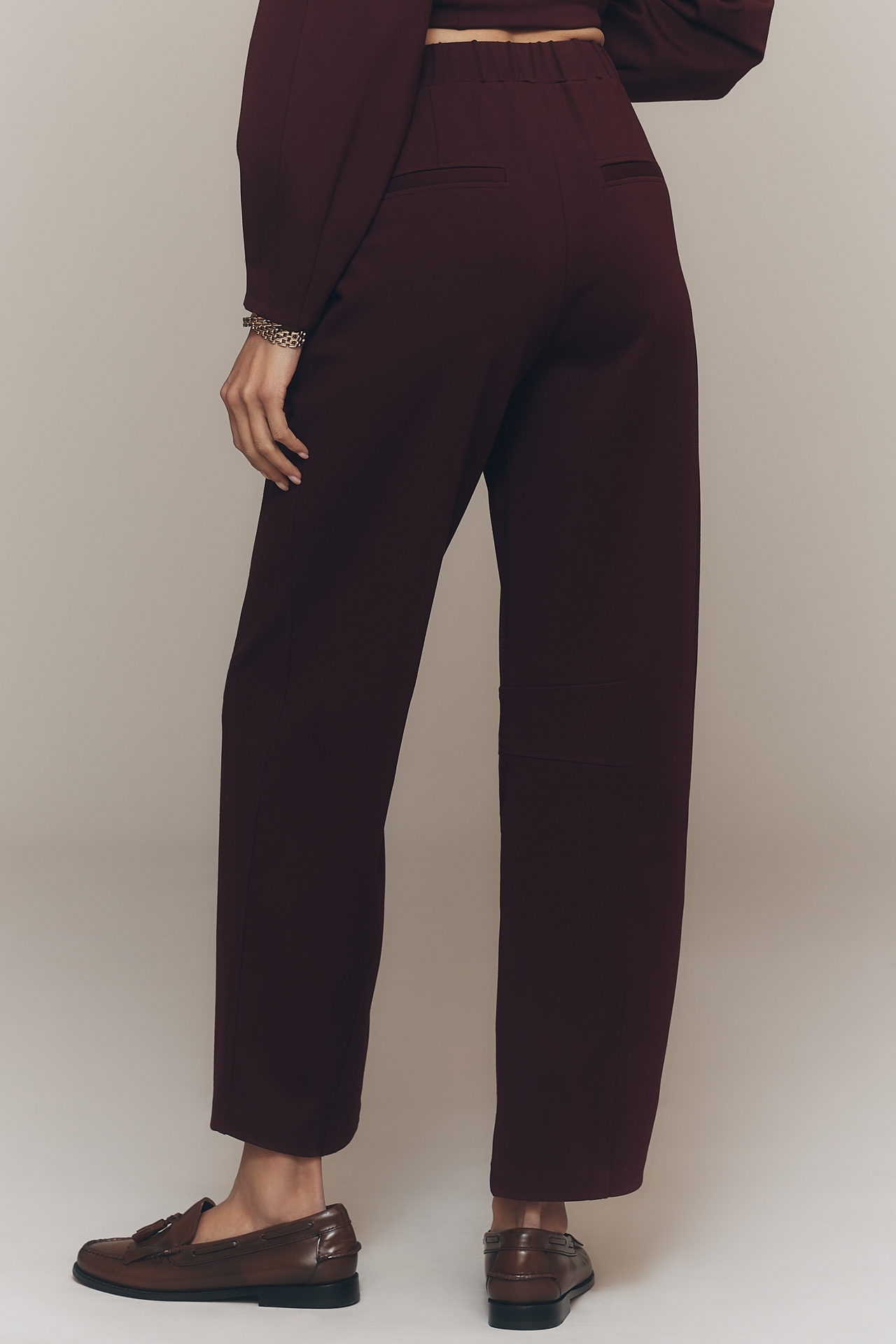 ALIGNE Ponte High-Rise Trousers