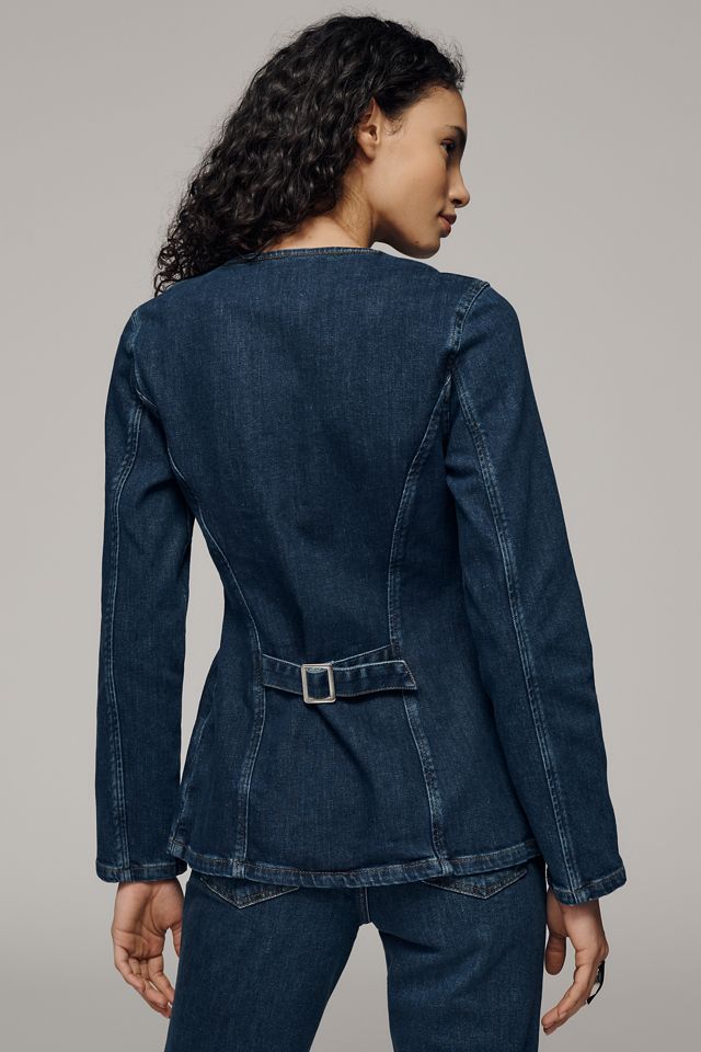 ALIGNE Daphne Organic Cotton Denim Blazer #1