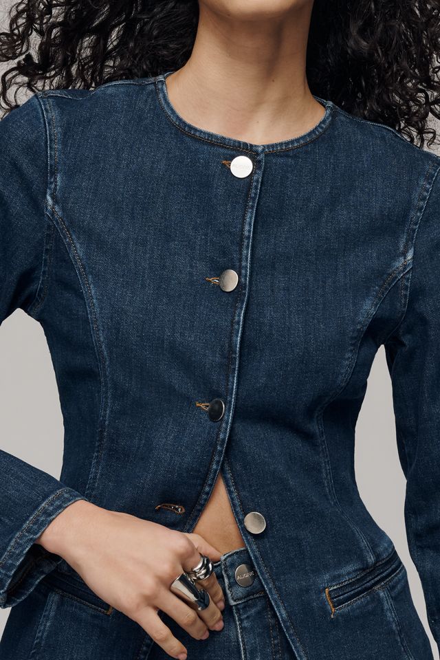 ALIGNE Daphne Organic Cotton Denim Blazer #3
