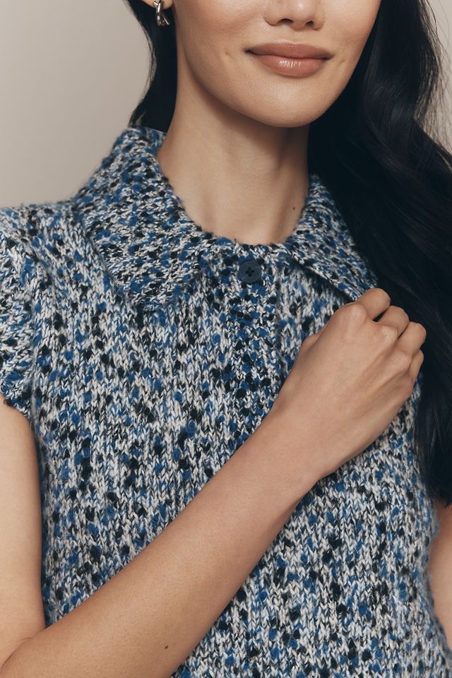 ALIGNE Haut polo tricoté en mélange de laine Lexi #1