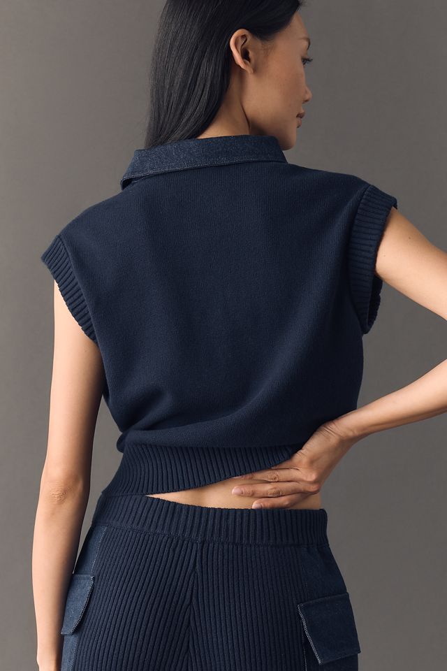 ALIGNE Everyest Button-Front Knit Top #1