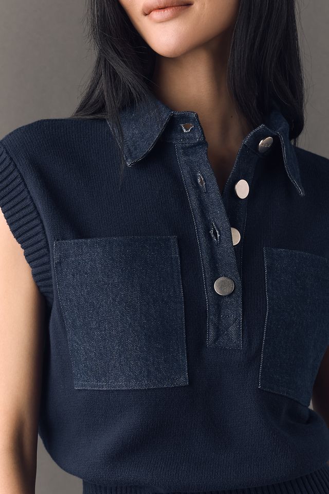 ALIGNE Everyest Button-Front Knit Top #2