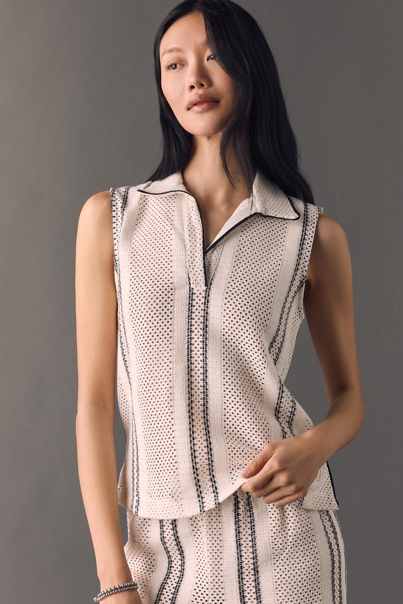 ALIGNE Sutton Crochet Sleeveless Top