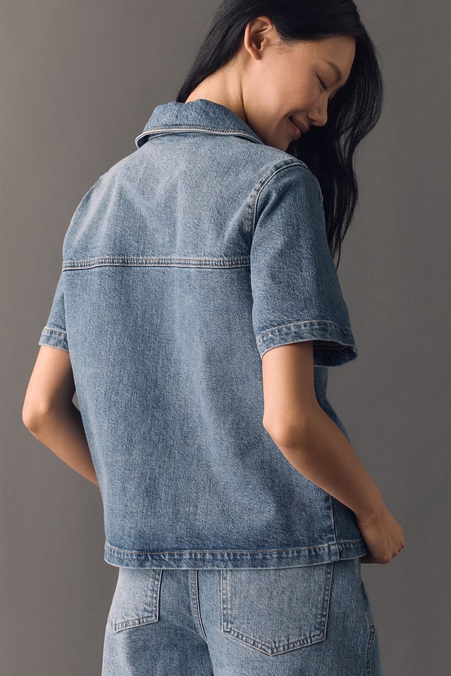 ALIGNE Carli Denim Buttondown Shirt #1