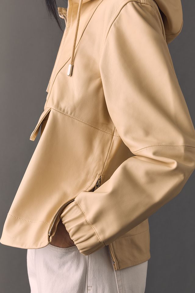 ALIGNE Alexia Leather Hoodie #3