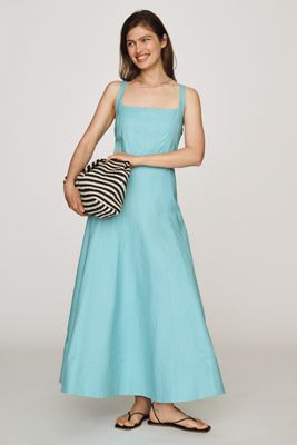 ALIGNE Fernanda Square-Neck Midi Dress