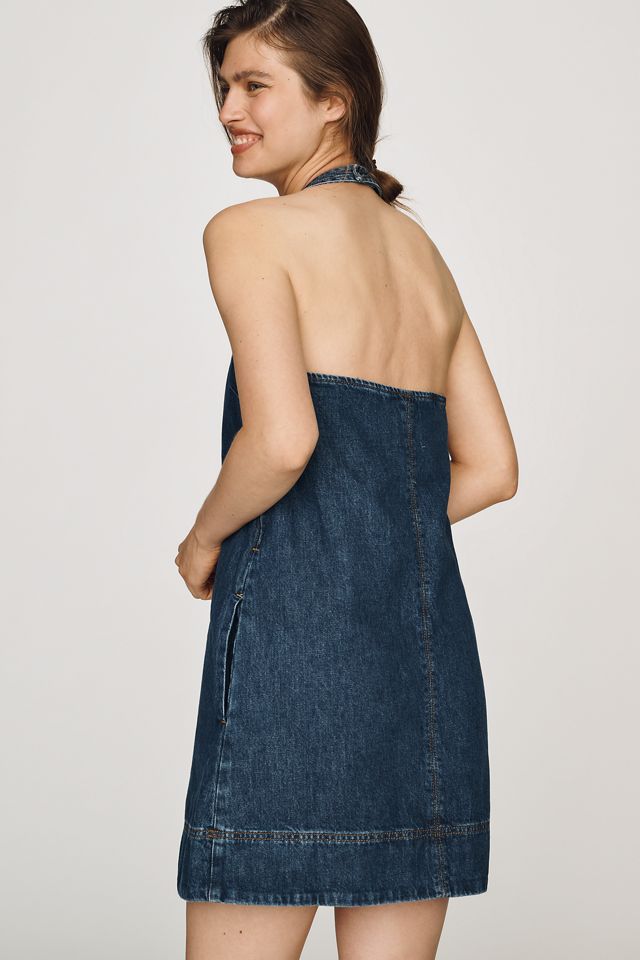 ALIGNE Sandy Cotton Mini Halter Dress  #1